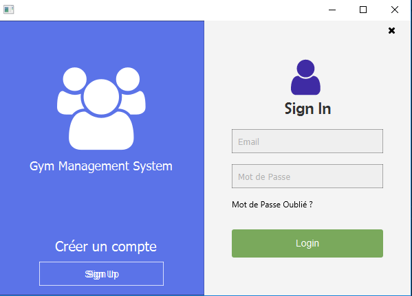 FlexFlowGym Interface