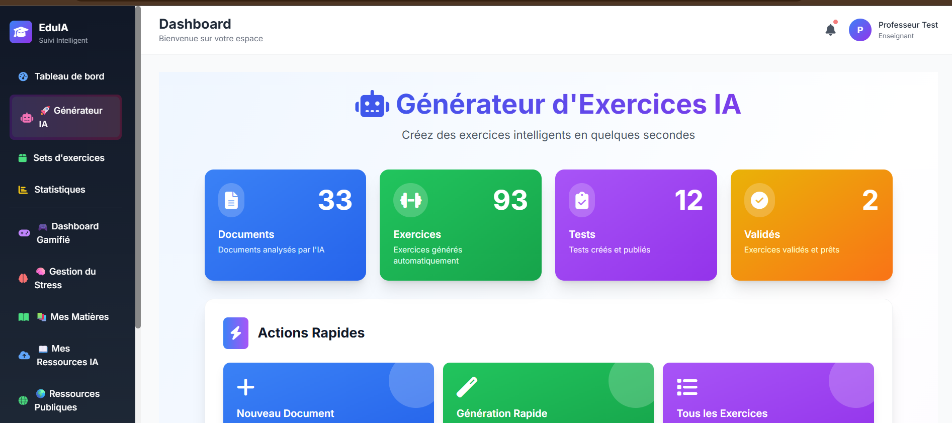 EduIA Interface