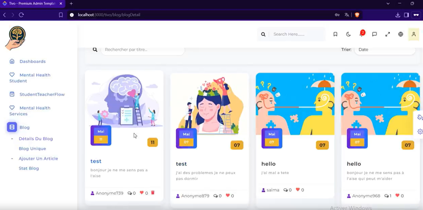 UniMindCare Features